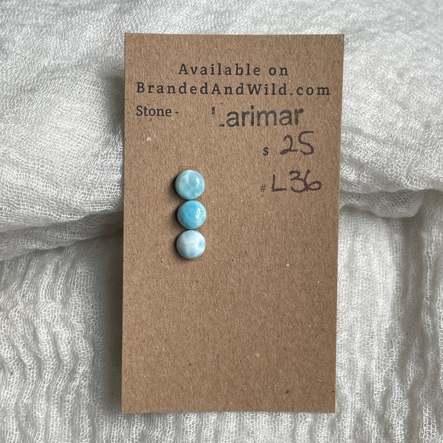 Larimar Cabochon - L36