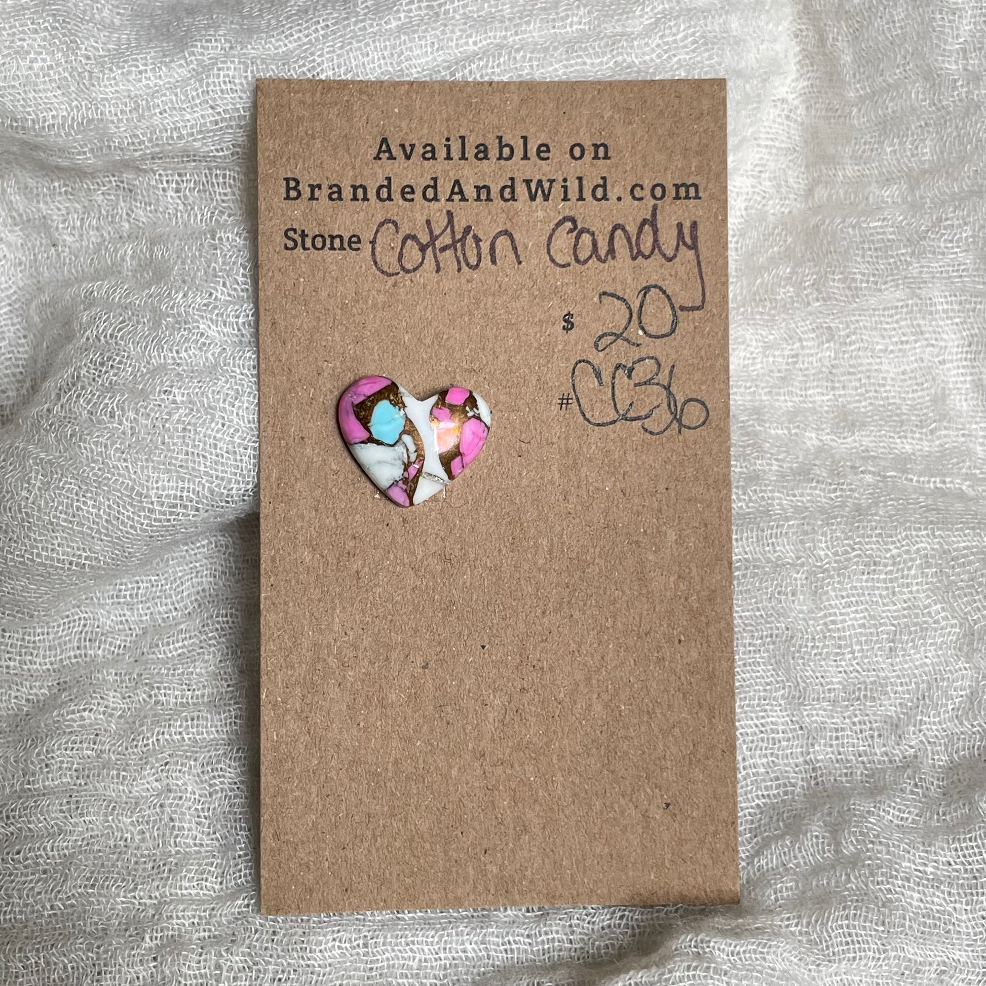 Cotton Candy Cabochon - CC36 DB65BD07-D7C0-449E-9FCE-97ECD821F8D8 Brandedandwild.com