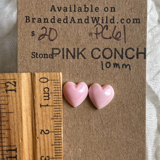 Pink Conch Cabochon - PC61 DB67354C-2A9E-4555-87AC-93ED49F9BAE7 Brandedandwild.com