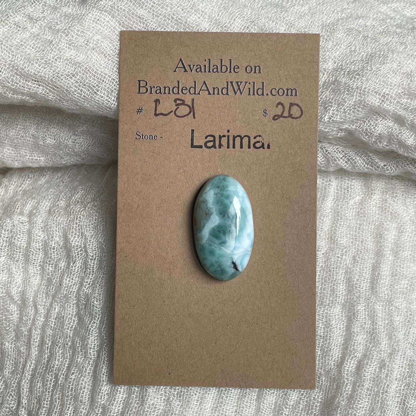 Larimar Cabochon - L31