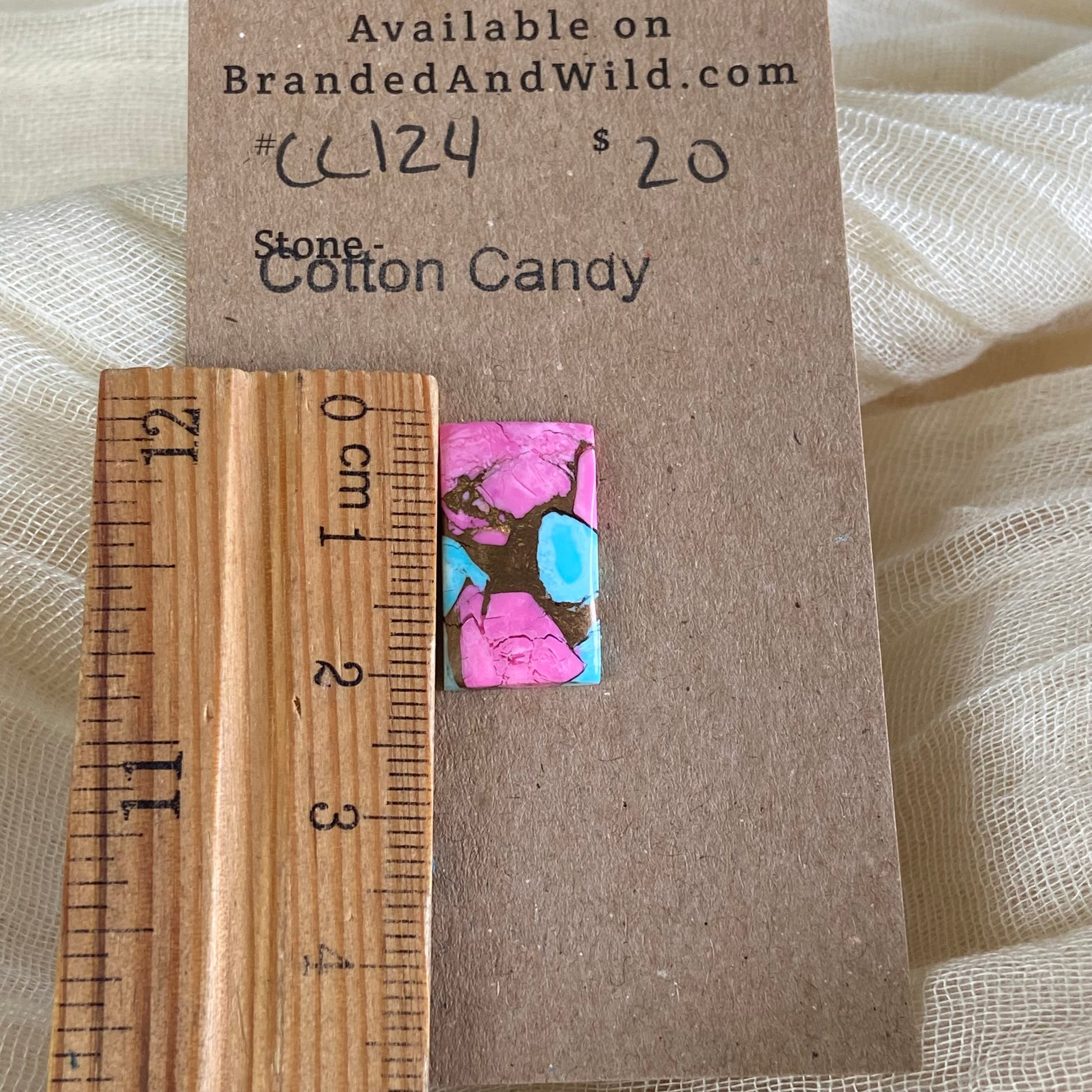 Cotton Candy Cabochon - CC124 DB93B03E-3708-41D7-93FE-5E535B83D7D8 Brandedandwild.com