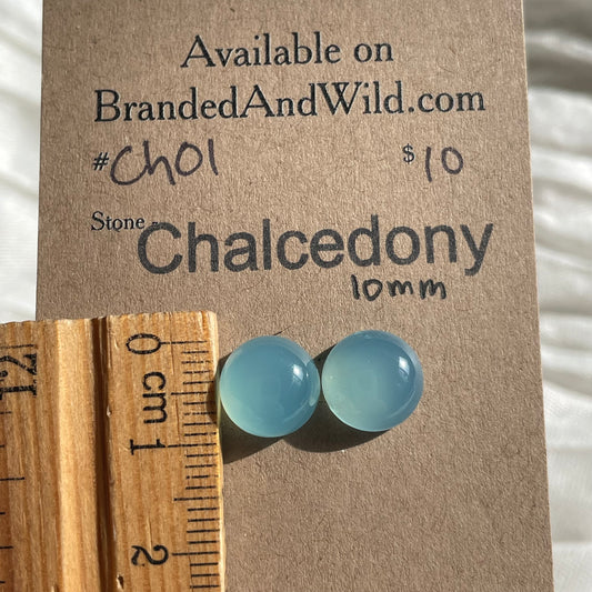 Chalcedony Cabochon - CH01 DBC00F47-5BF6-41DF-8F0C-E0498174FF35 Brandedandwild.com