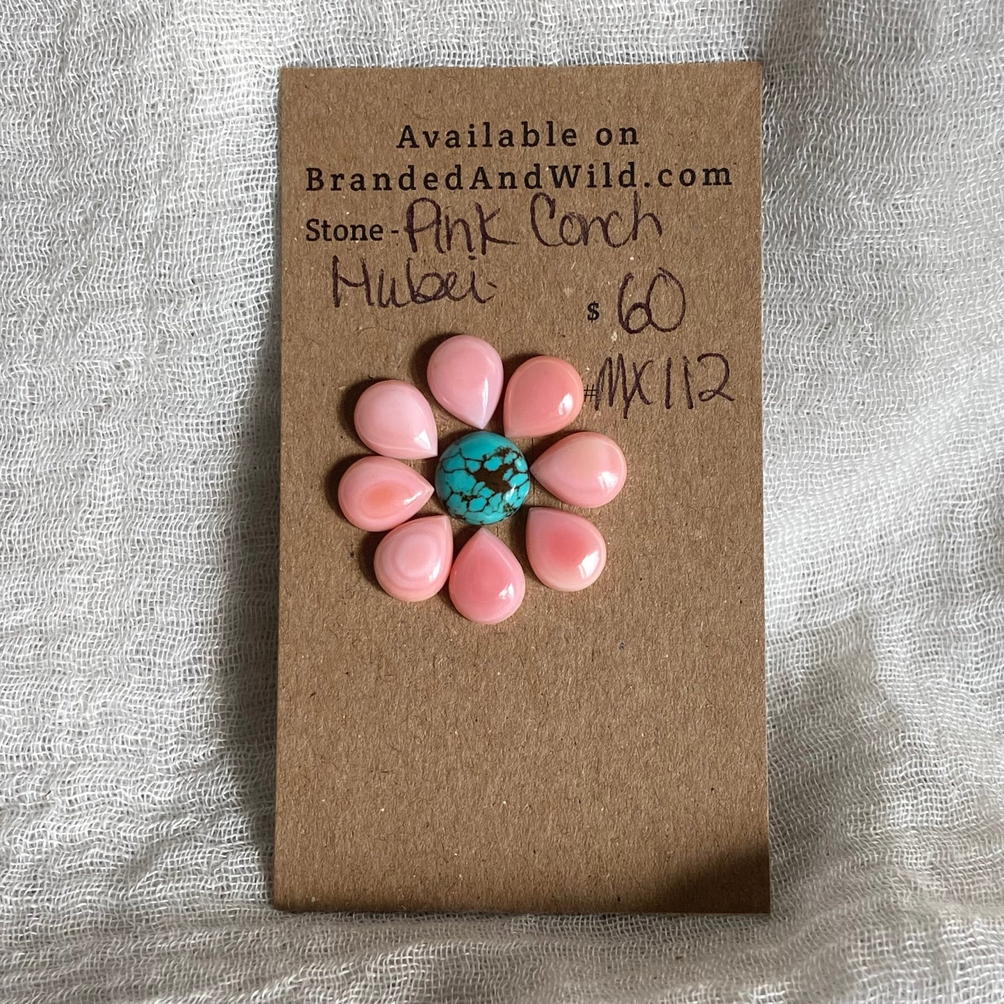 Pink Conch / Hubei Cabochon - MIX112