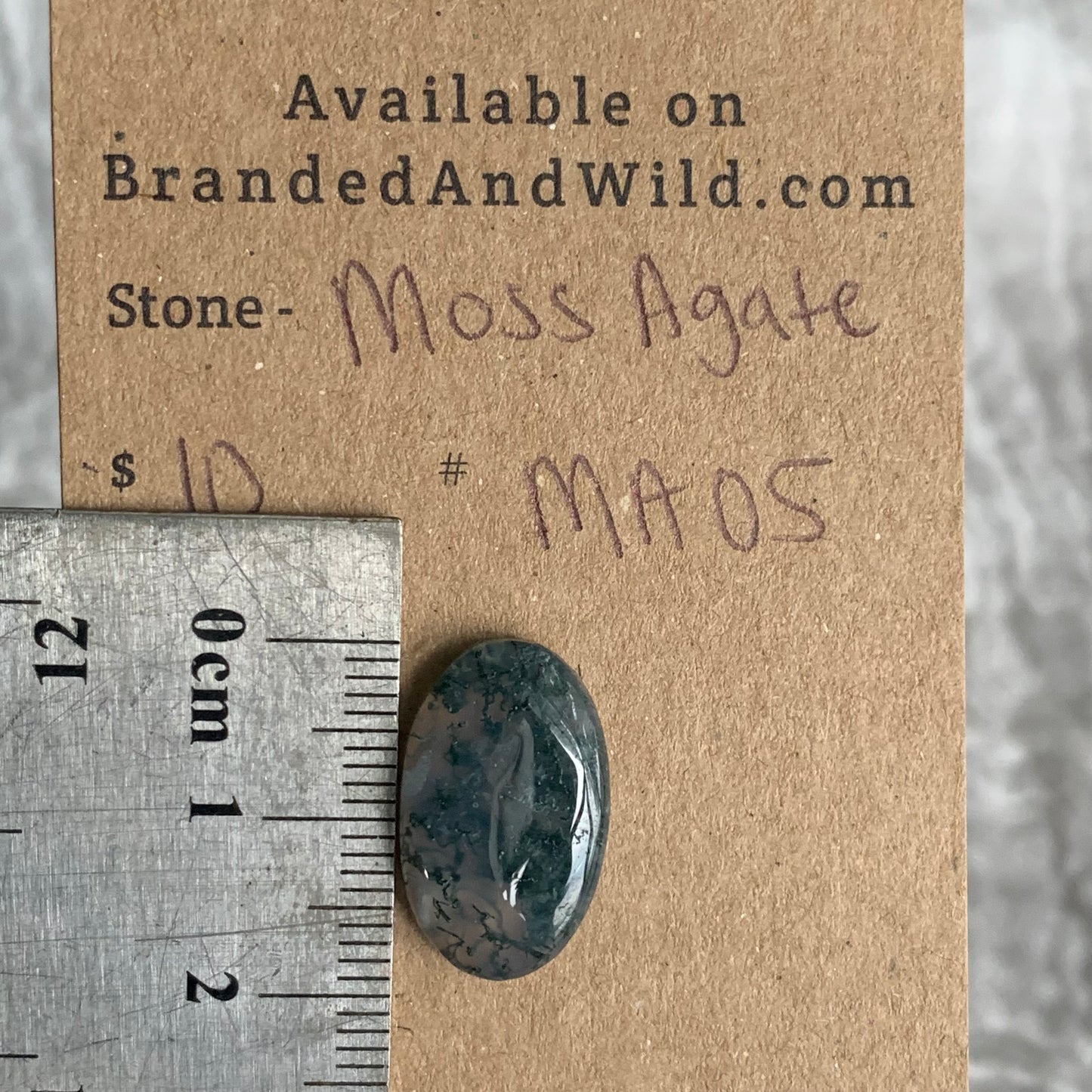 Moss Agate Cabochon- MA05