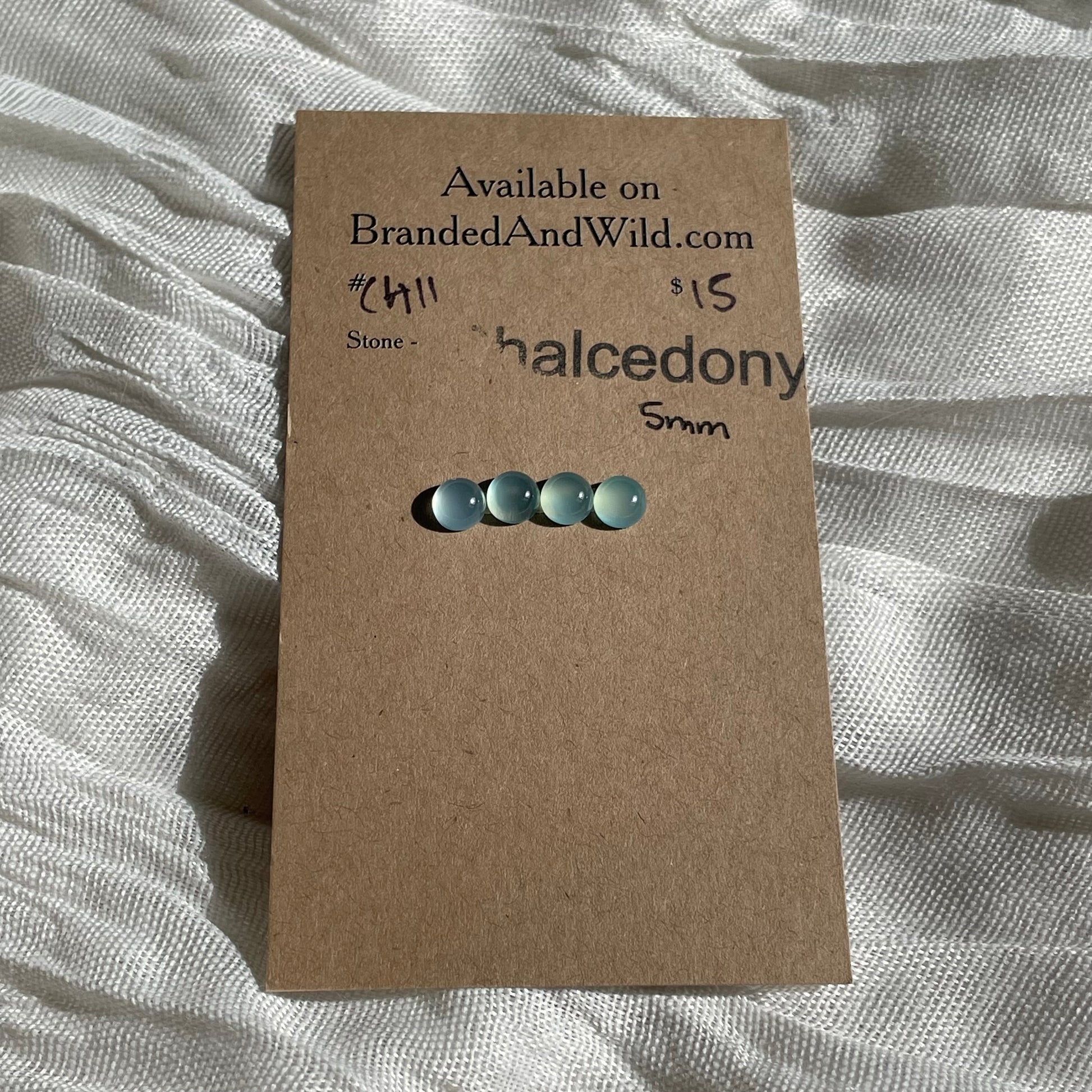 Chalcedony Cabochon - CH11 DC3F5ECE-2F1F-49A5-B143-A86F0A6AAFDC Brandedandwild.com