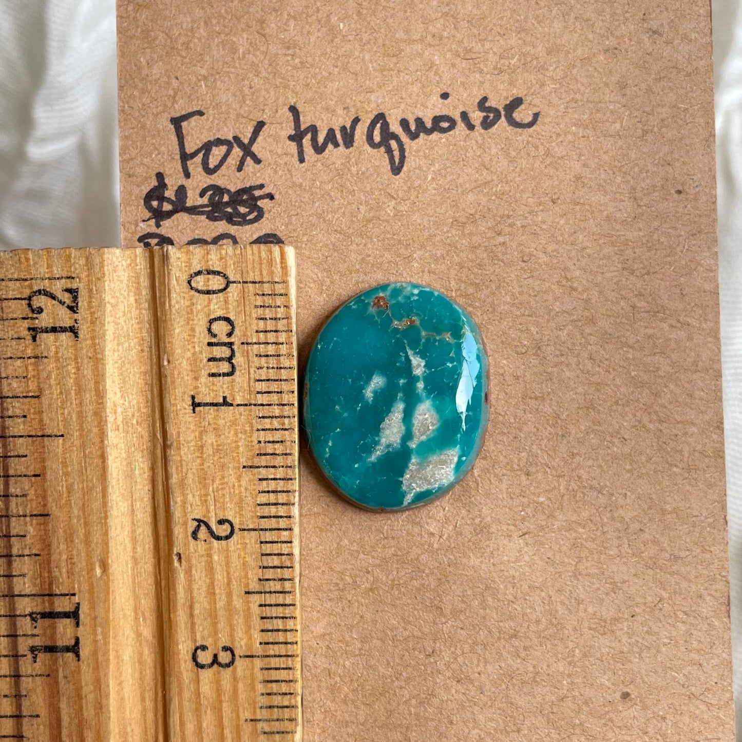 Fox Turquoise Cabochon - FT04 DC8468FE-0868-4E4C-88BF-78E884EA6B79 Brandedandwild.com