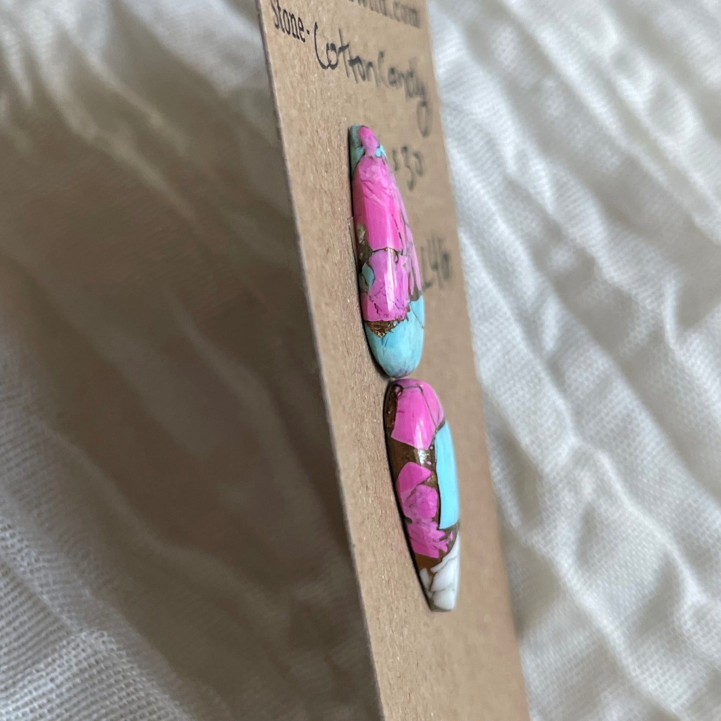 Cotton Candy Cabochon - CC46 DC952B6F-9447-4FA2-BCBB-48E80B694C43 Brandedandwild.com
