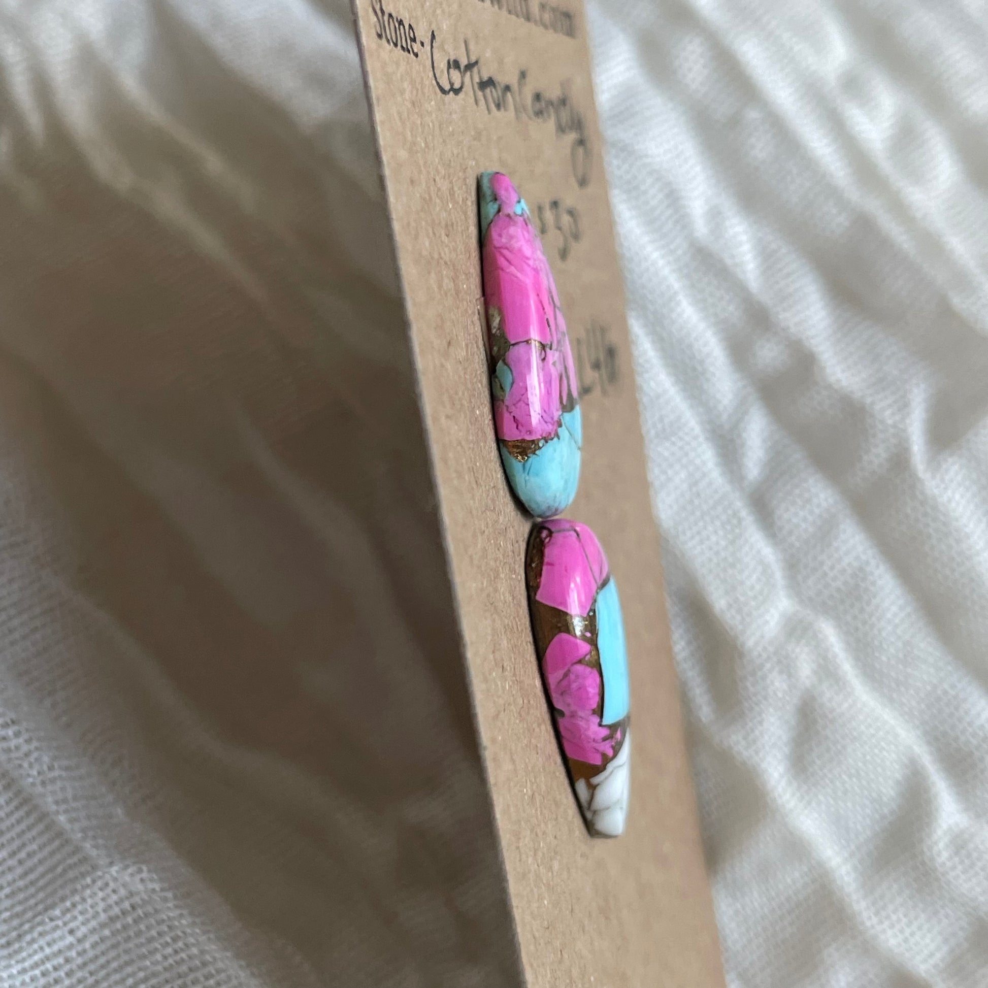 Cotton Candy Cabochon - CC46 DC952B6F-9447-4FA2-BCBB-48E80B694C43 Brandedandwild.com