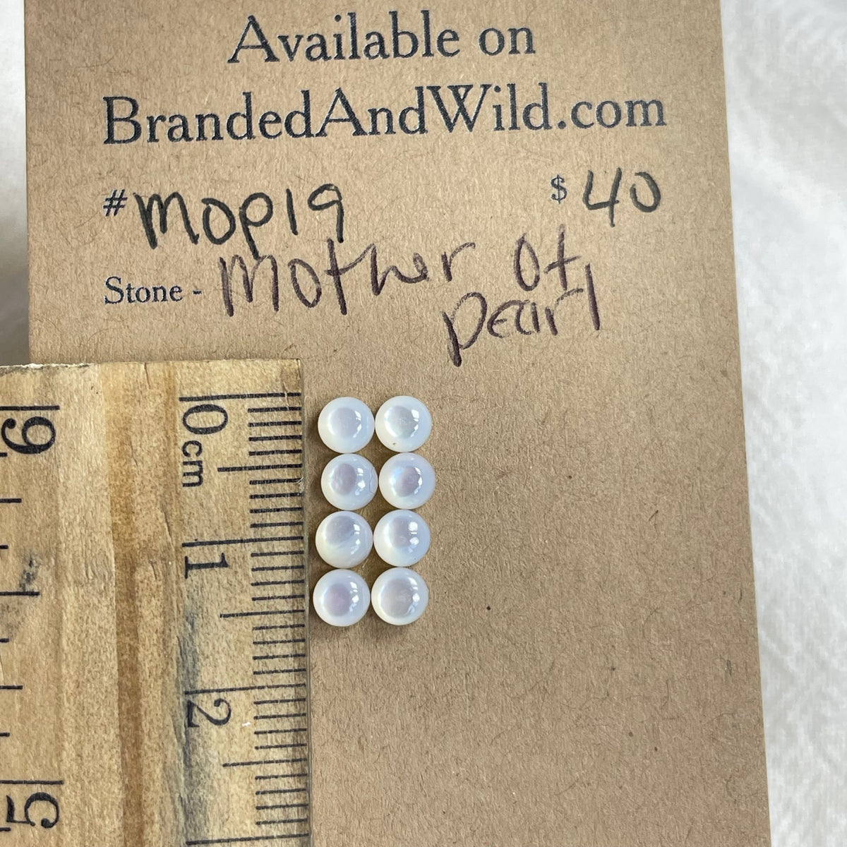 Mother of pearl cabochon - MP19 DC987CD2-4FAE-4786-BB93-38574D8DEDB7 Brandedandwild.com
