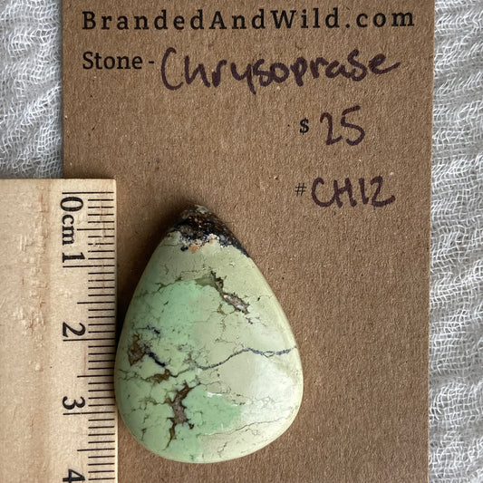 Chrysoprase Cabochon - Ch12