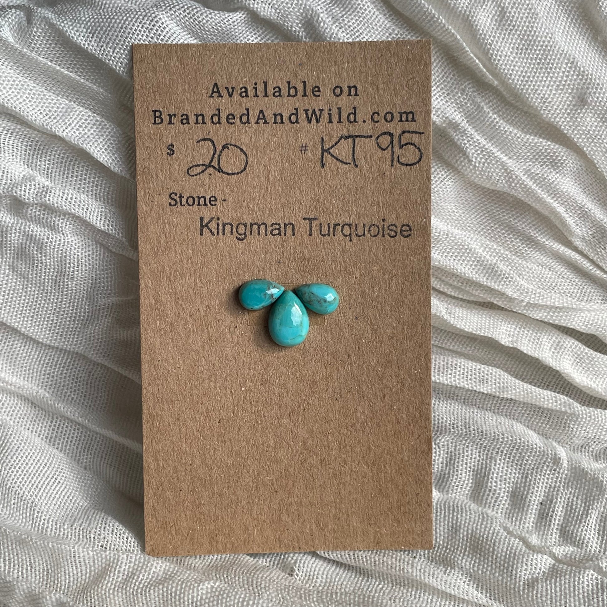 Kingman Turquoise Cabochon - KT95 DCB8DACE-3090-4500-B661-C7911833559C Brandedandwild.com