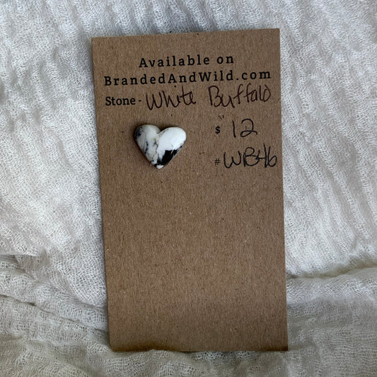 White Buffalo Cabochon - WB46