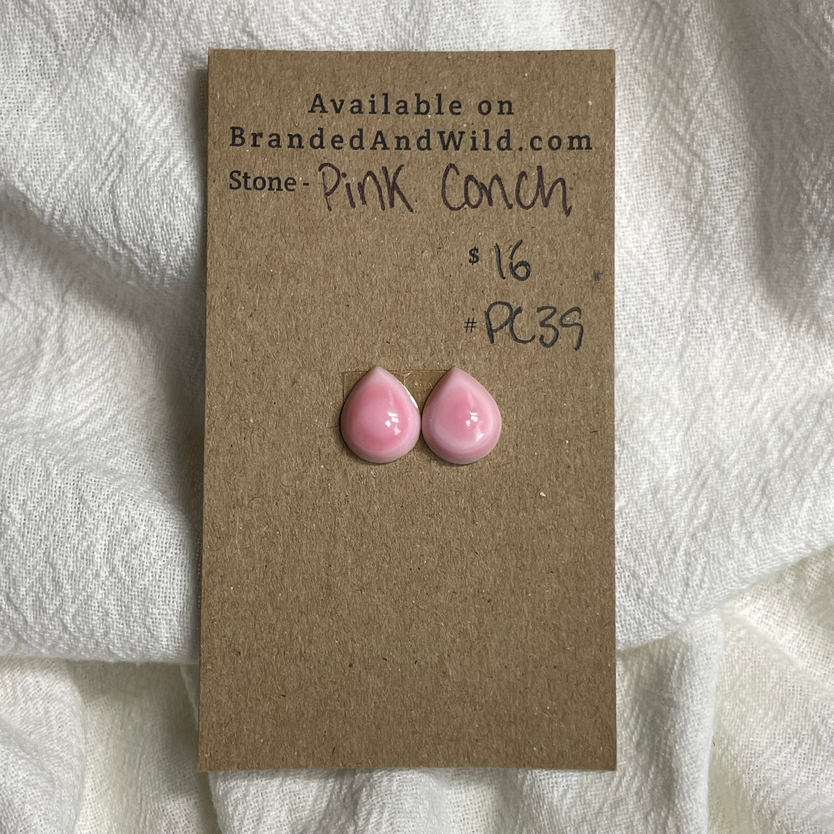 Pink Conch Cabochon - PC39 DCCC1FE9-5168-4716-984E-EE1181CEDA20 Brandedandwild.com