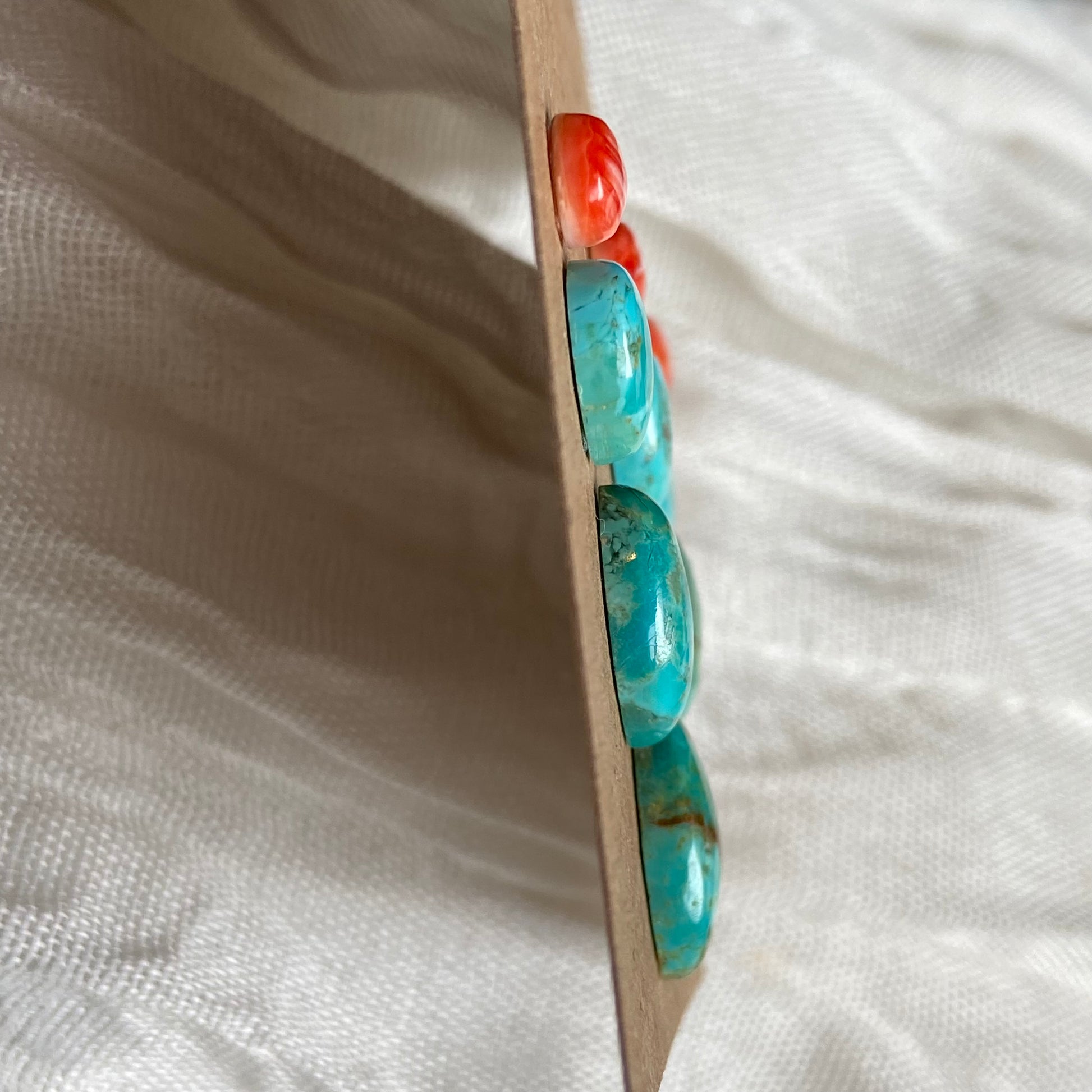 Kingman / Oyster Shell Cabochon - MIX224 DCE88B04-E264-4DE8-9C4F-5F7FDB231E06 Brandedandwild.com