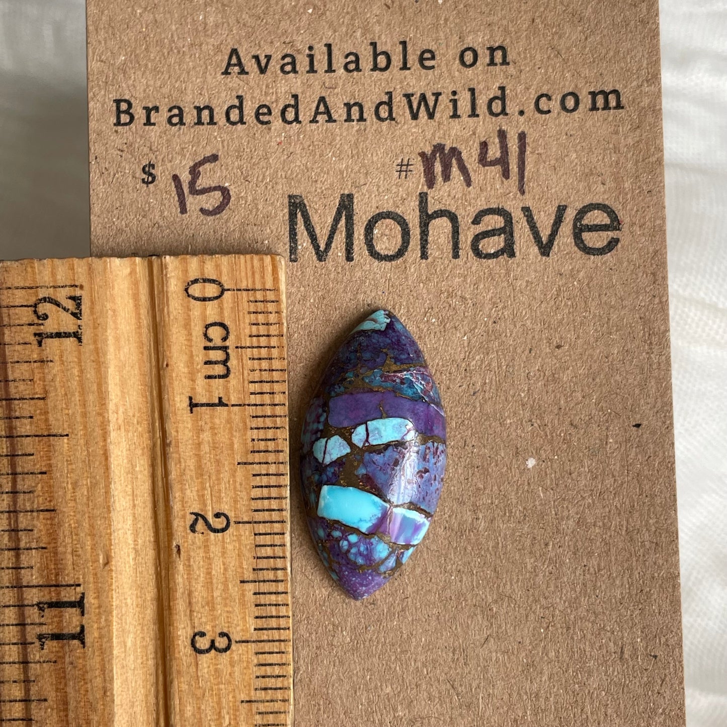 Mohave Cabochon - M41 Cabochon DCF97CF5-45BD-4729-8A4C-D52C67DDAC25 Brandedandwild.com