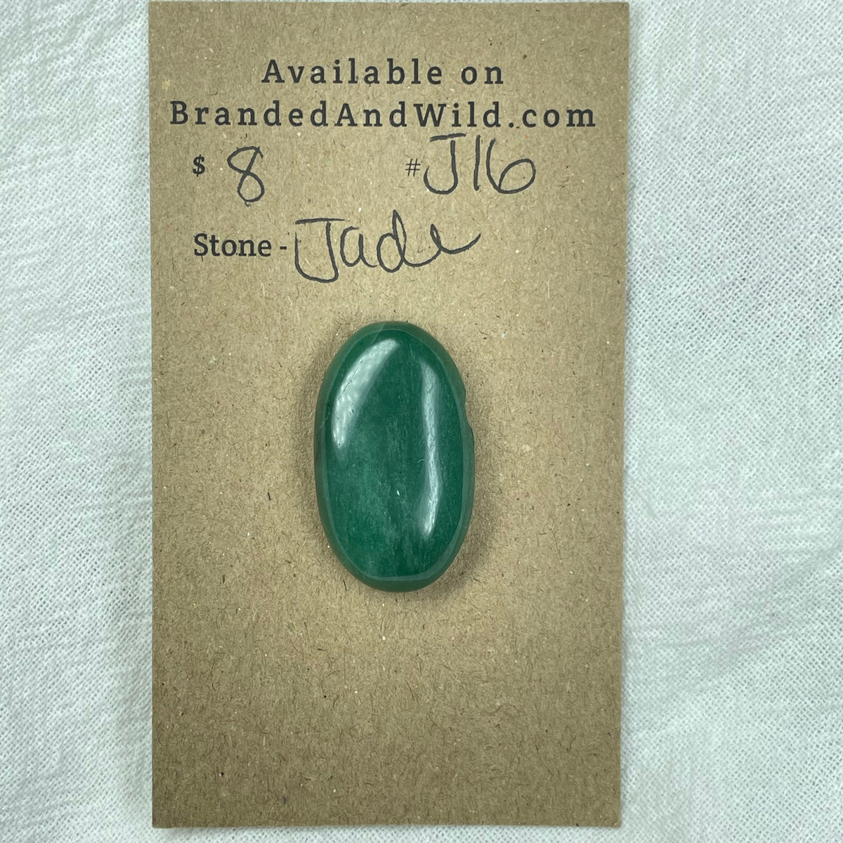 Jade Cabochon - J16 DD2758DE-B203-4E20-B8C8-6CBE3F66BD15 Brandedandwild.com
