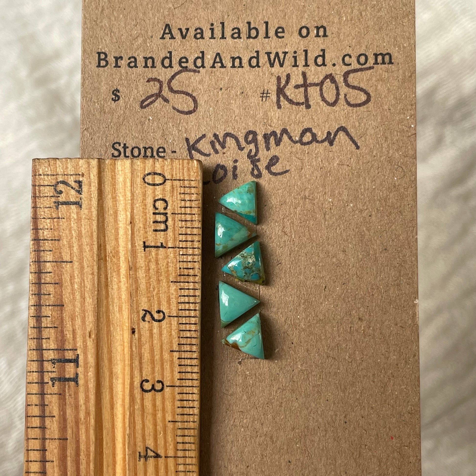 Kingman Turquoise Cabochon - KT05 DD2A2B06-8A43-48B4-8F0A-52E8D2F0A378 Brandedandwild.com