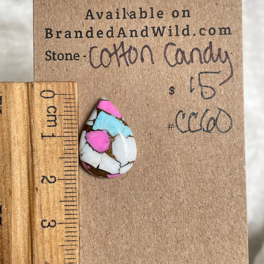Cotton Candy Cabochon - CC60 DD409CC1-96A1-453B-9BBF-ABC0D442C87F Brandedandwild.com
