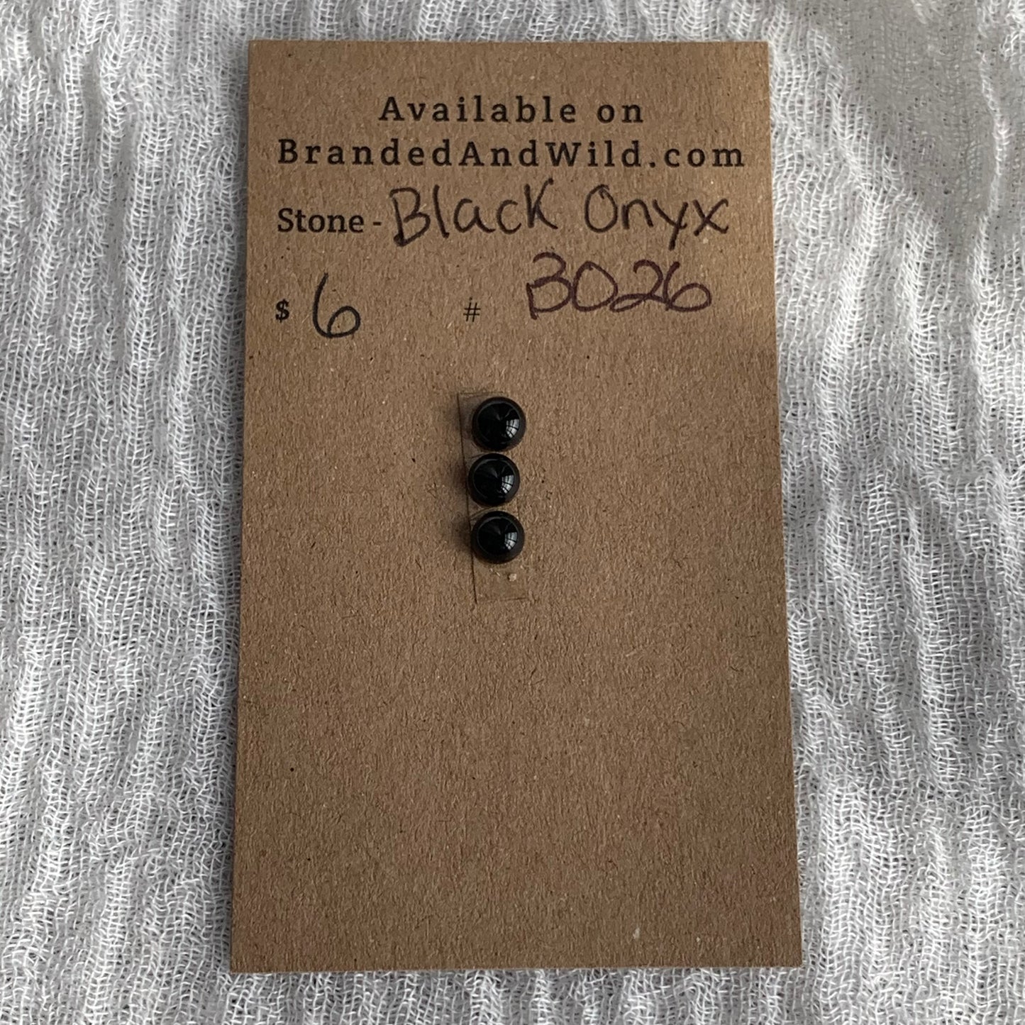 Black Onyx Cabochon - BO26