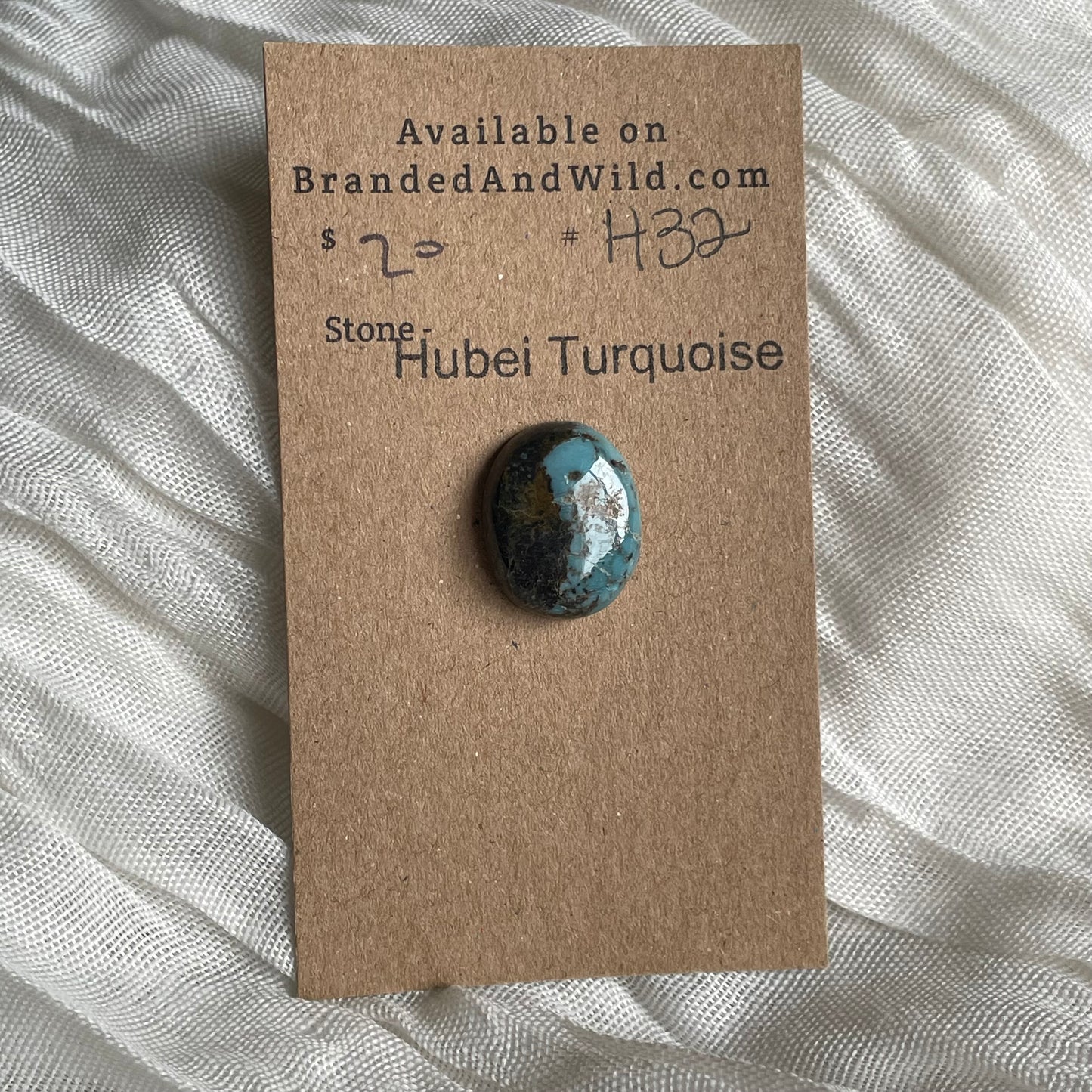 Hubei Turquoise Cabochon - H32 DD5008EF-14B1-4670-B418-21028659843A Brandedandwild.com