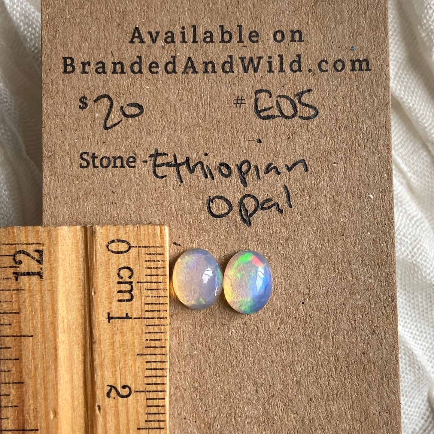 Ethiopian Opal Cabochon - EO5 DD61F3D1-484F-4528-BC7E-14B7831185D7 Brandedandwild.com