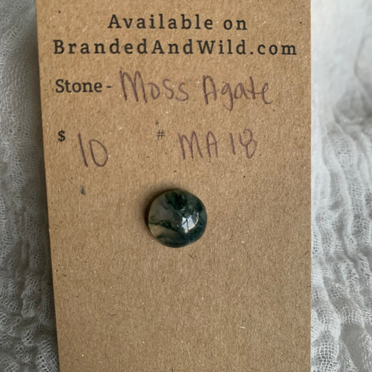 Moss Agate Cabochon- MA22