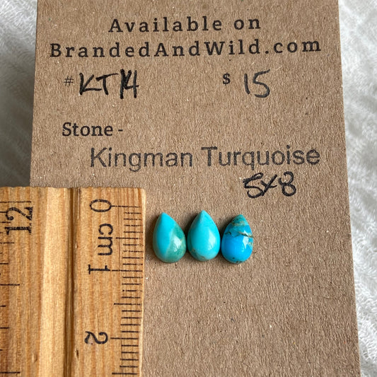 Kingman Turquoise Cabochon - KT14 DD859473-B540-4D1E-88E9-05E2885B7A88 Brandedandwild.com