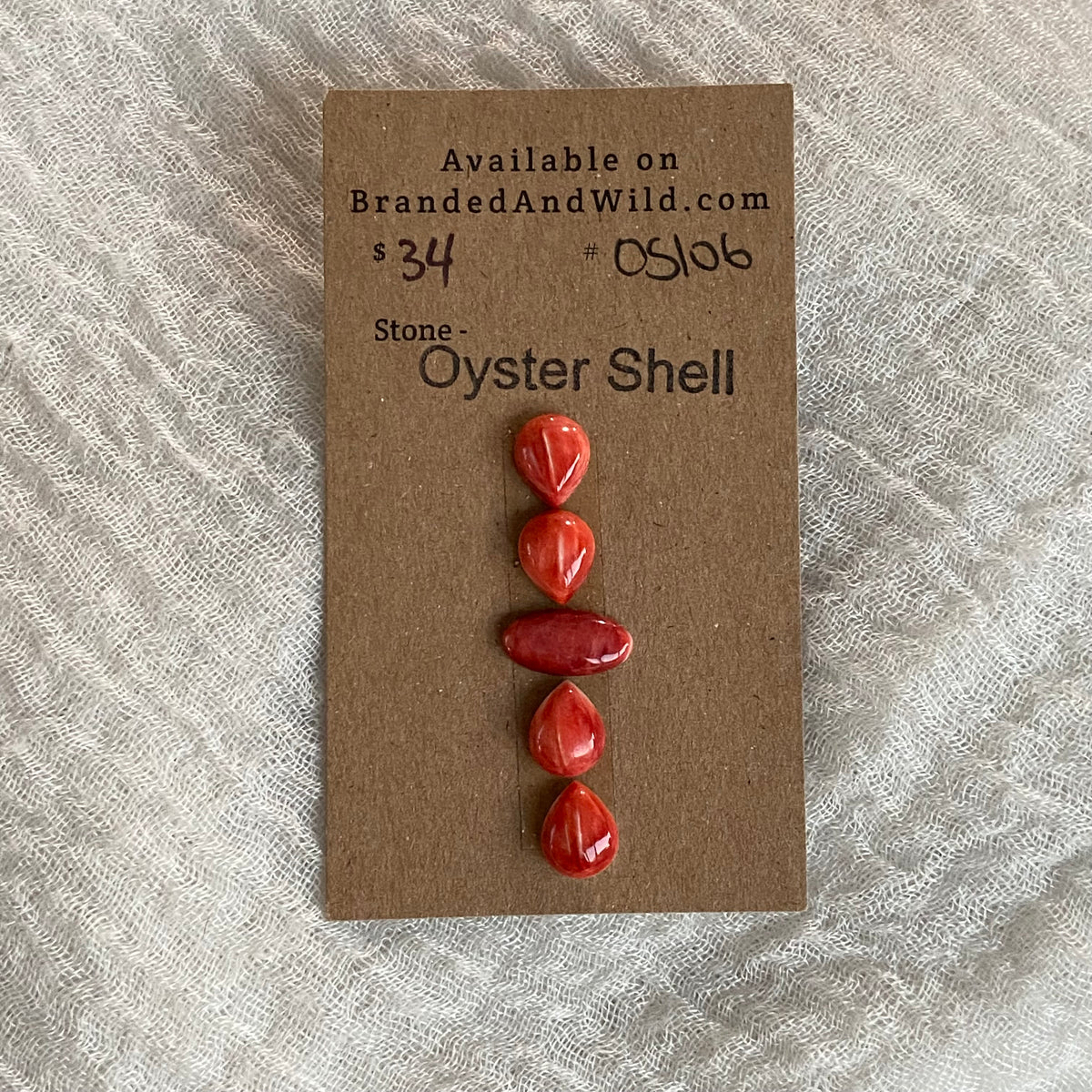 Oyster Shell Cabochon - OS106