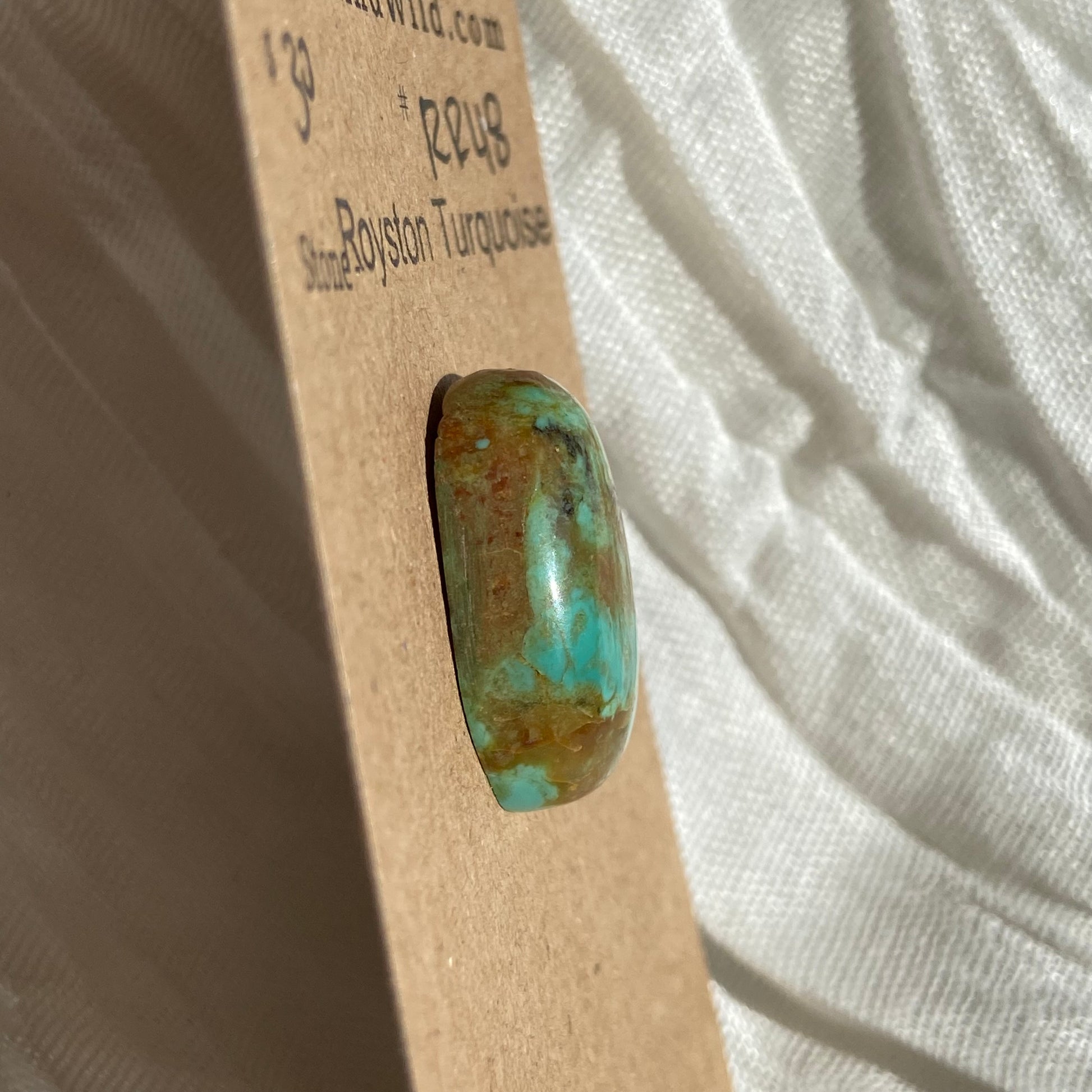 Royston Ribbon Turquoise Cabochon RR48 DD90CF93-C591-4E8F-B7E7-E7269508DDA6 Brandedandwild.com