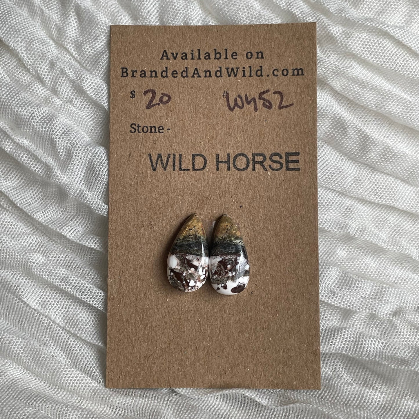 Wild Horse Cabochon - WH52 DDA76DDE-7C05-407E-92AF-7AB07AEFBE06 Brandedandwild.com