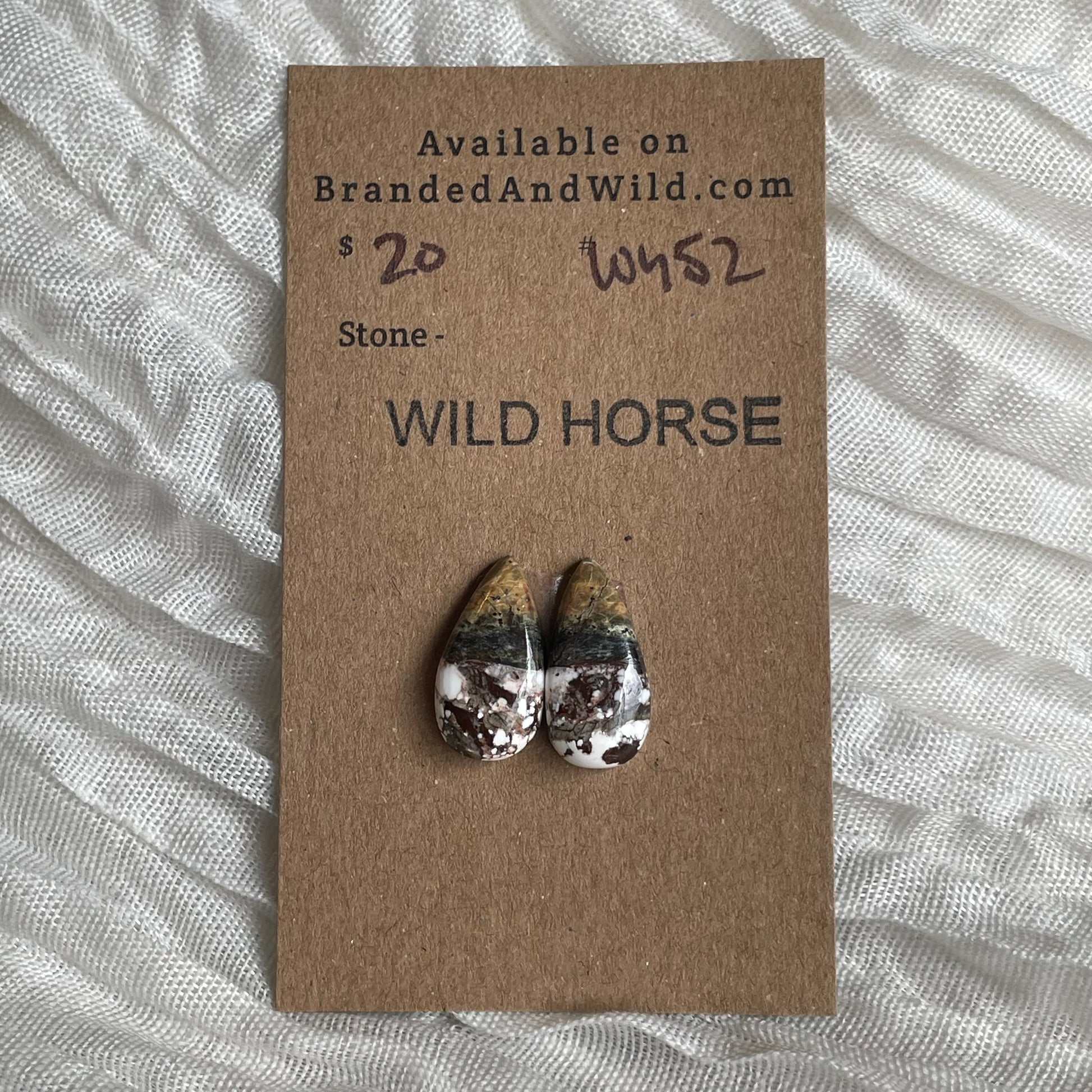 Wild Horse Cabochon - WH52 DDA76DDE-7C05-407E-92AF-7AB07AEFBE06 Brandedandwild.com