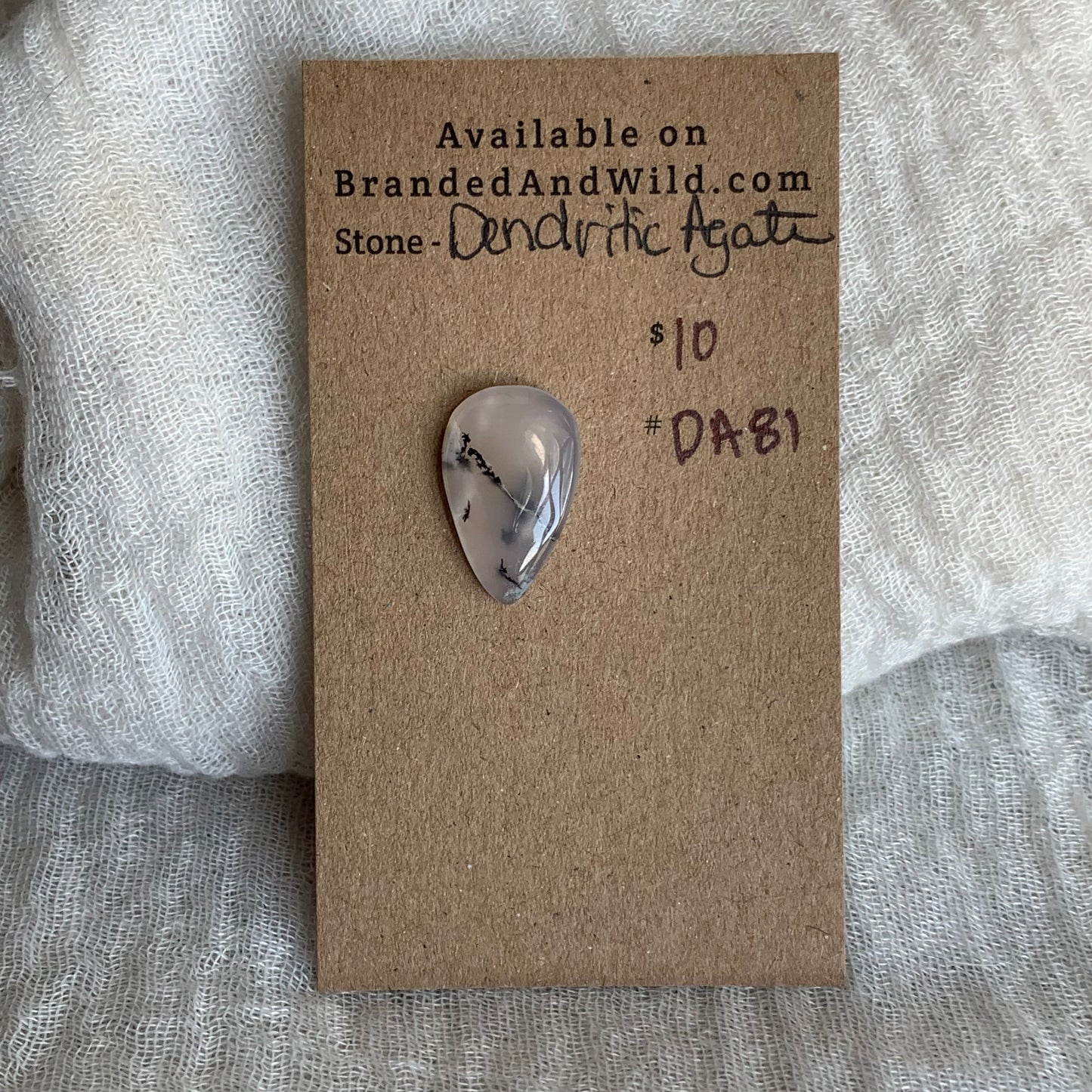 Dendritic Agate Cabochon - DA81