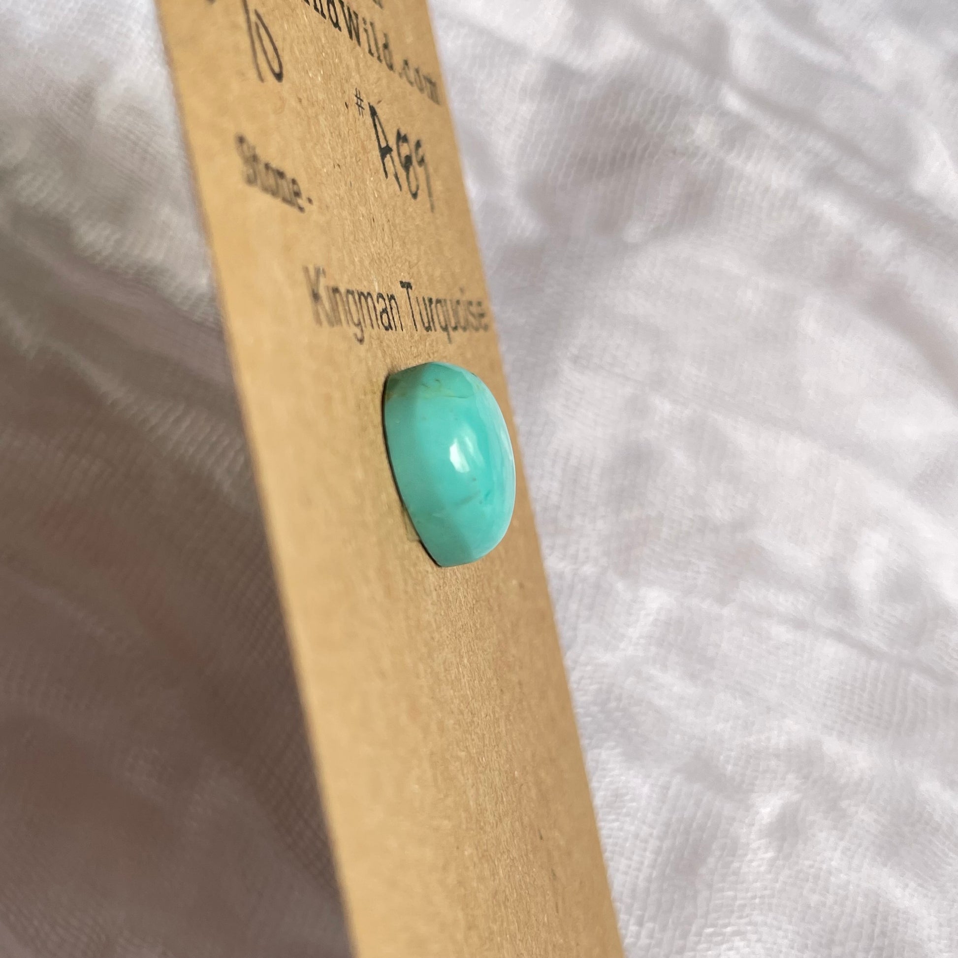 Kingman Turquoise Cabochon - KT89 DDDD709D-E7BB-4D10-AFFC-568AEF906796 Brandedandwild.com
