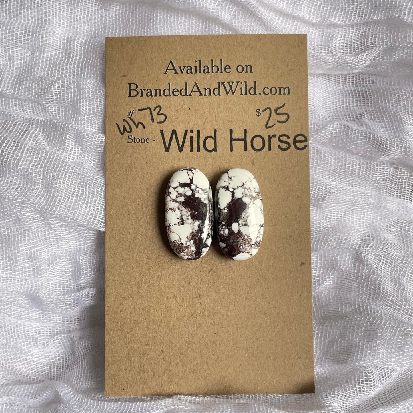 Wild Horse Cabochon - WH73 DDFF2819-0871-4468-8FED-8F86AC438B2E Brandedandwild.com