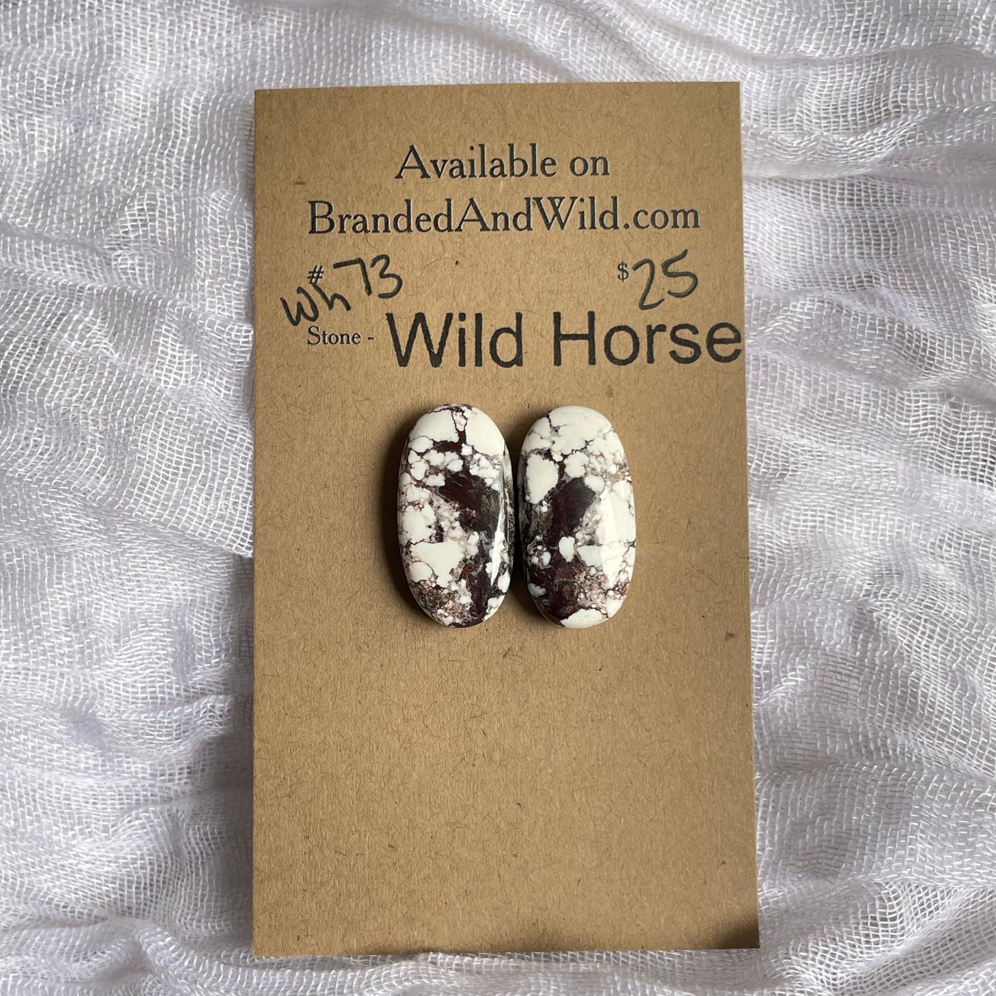 Wild Horse Cabochon - WH73 DDFF2819-0871-4468-8FED-8F86AC438B2E Brandedandwild.com