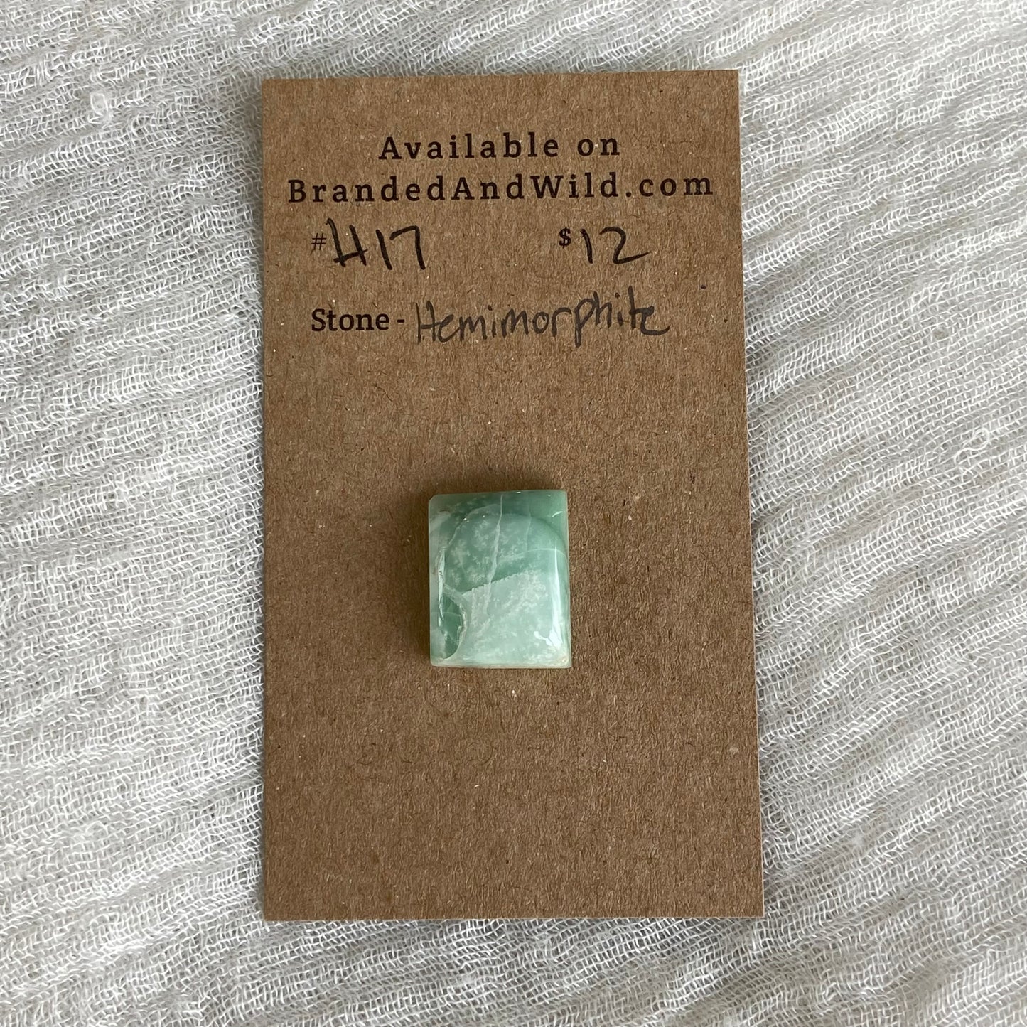 Hemimorite Cabochon - H17