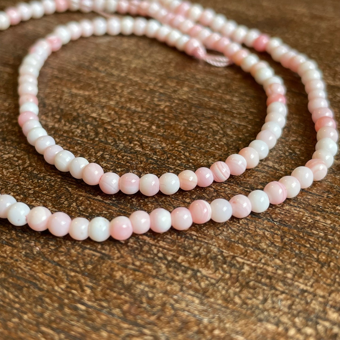 Natural Pink Queen Conch Shell Beads 3 mm - PCB05 DE07720E-FAF3-4236-B5AE-B61B2BC1E358 Brandedandwild.com