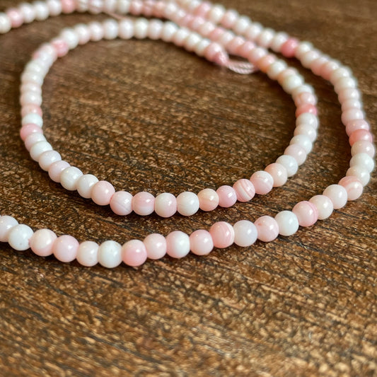 Natural Pink Queen Conch Shell Beads 3 mm - PCB05 DE07720E-FAF3-4236-B5AE-B61B2BC1E358 Brandedandwild.com