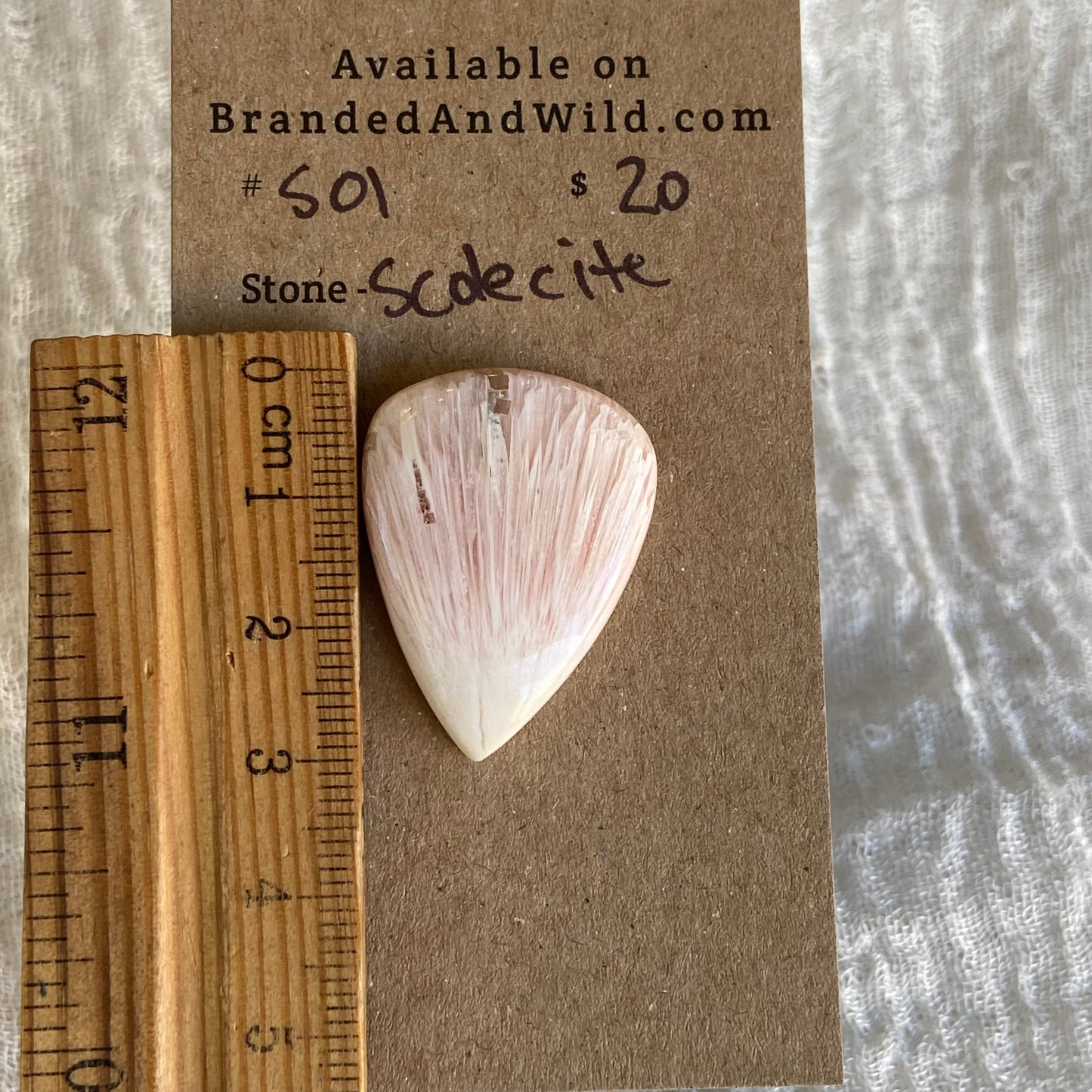 Scolecite Cabochon - S01