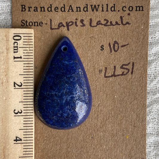 Lapis Lazuli Cabochon -Drilled- LL51