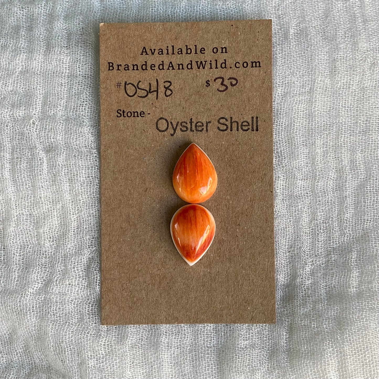 Oyster Shell Cabochon - OS48