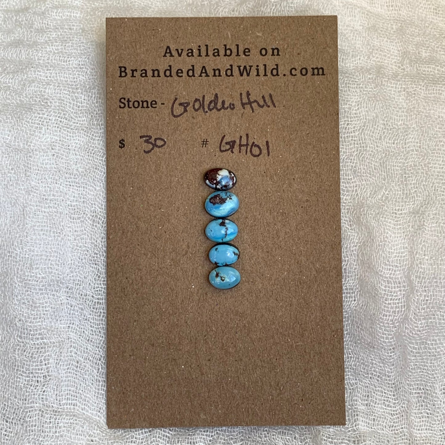 Golden Hill Turquoise Cabochon - GH01