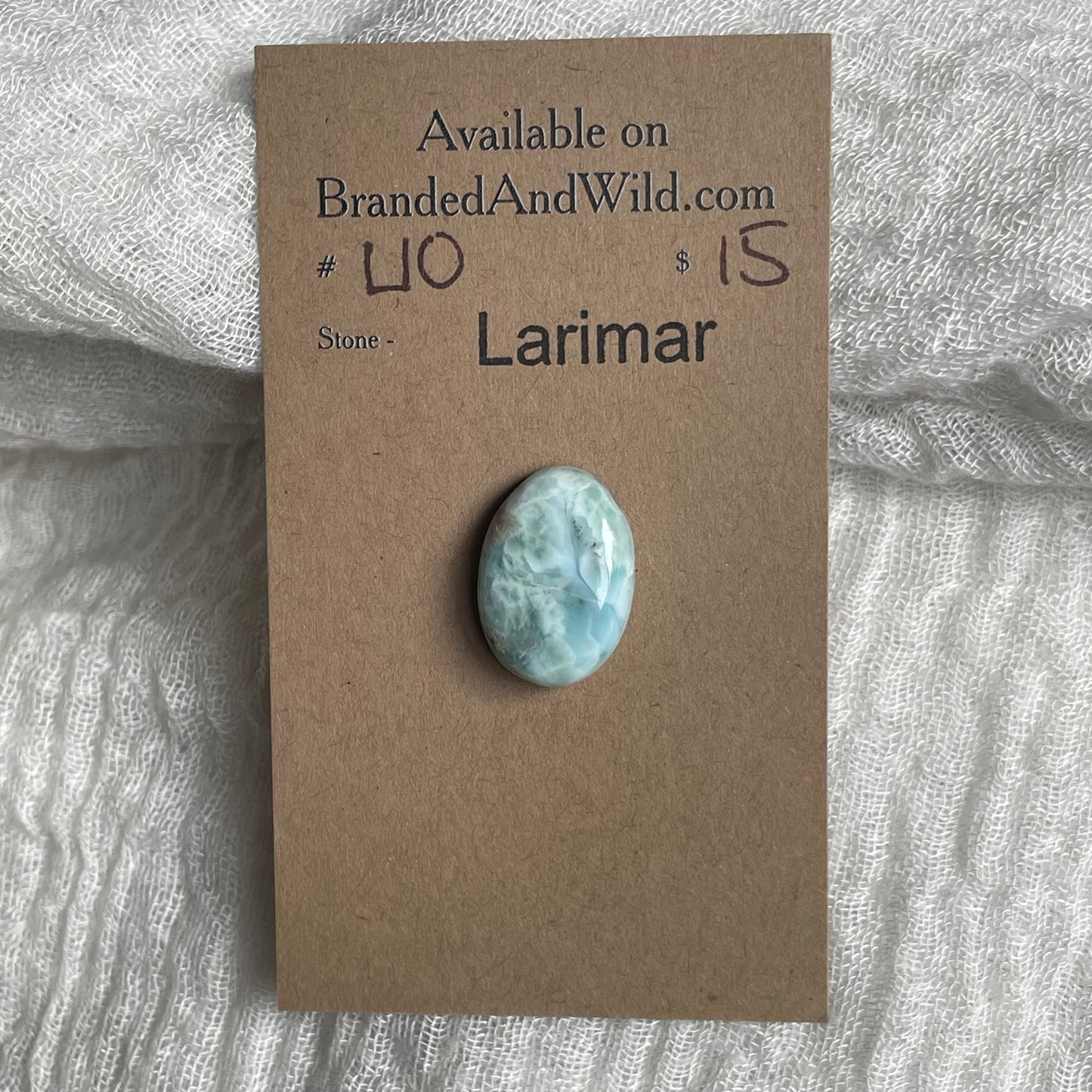 Larimar Cabochon - L10