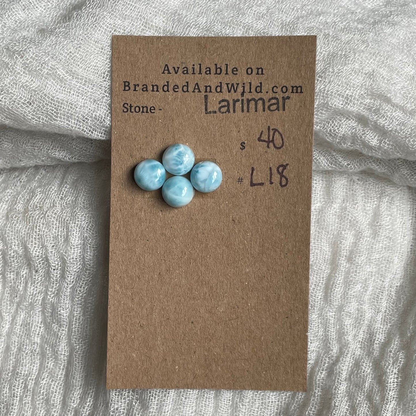 Larimar Cabochon - L18