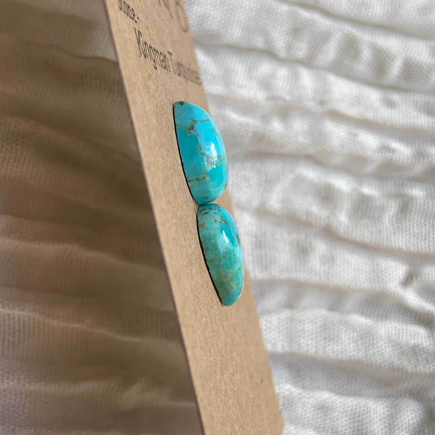 Kingman Turquoise Cabochon - KT73 DE82B811-16EE-418D-921A-C96FA6BAB352 Brandedandwild.com