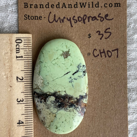 Chrysoprase Cabochon - Ch07