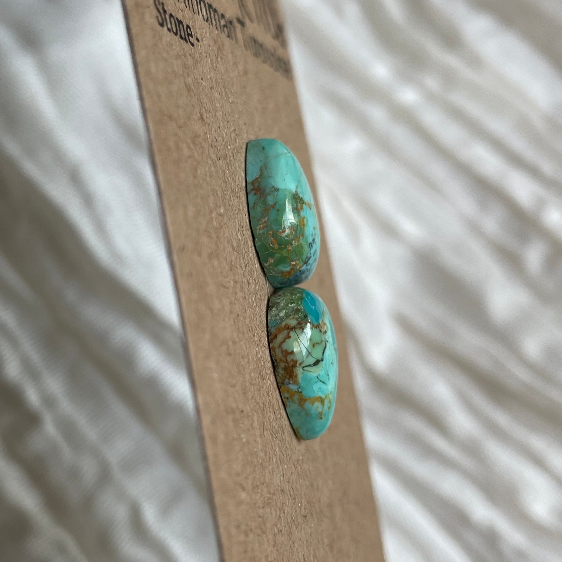 Kingman Turquoise Cabochon - KT106 DE9CBABA-C2CD-43D9-80D1-4B0E1A94DB78 Brandedandwild.com