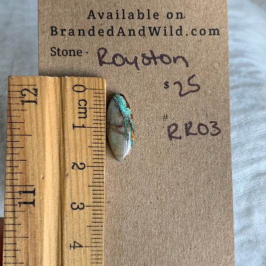 Royston Ribbon Turquoise Cabochon RR03