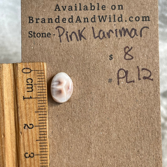 Pink Larimar Cabochon - PL12 DEBE1799-6904-4C4F-B118-7828E67BFFAC Brandedandwild.com