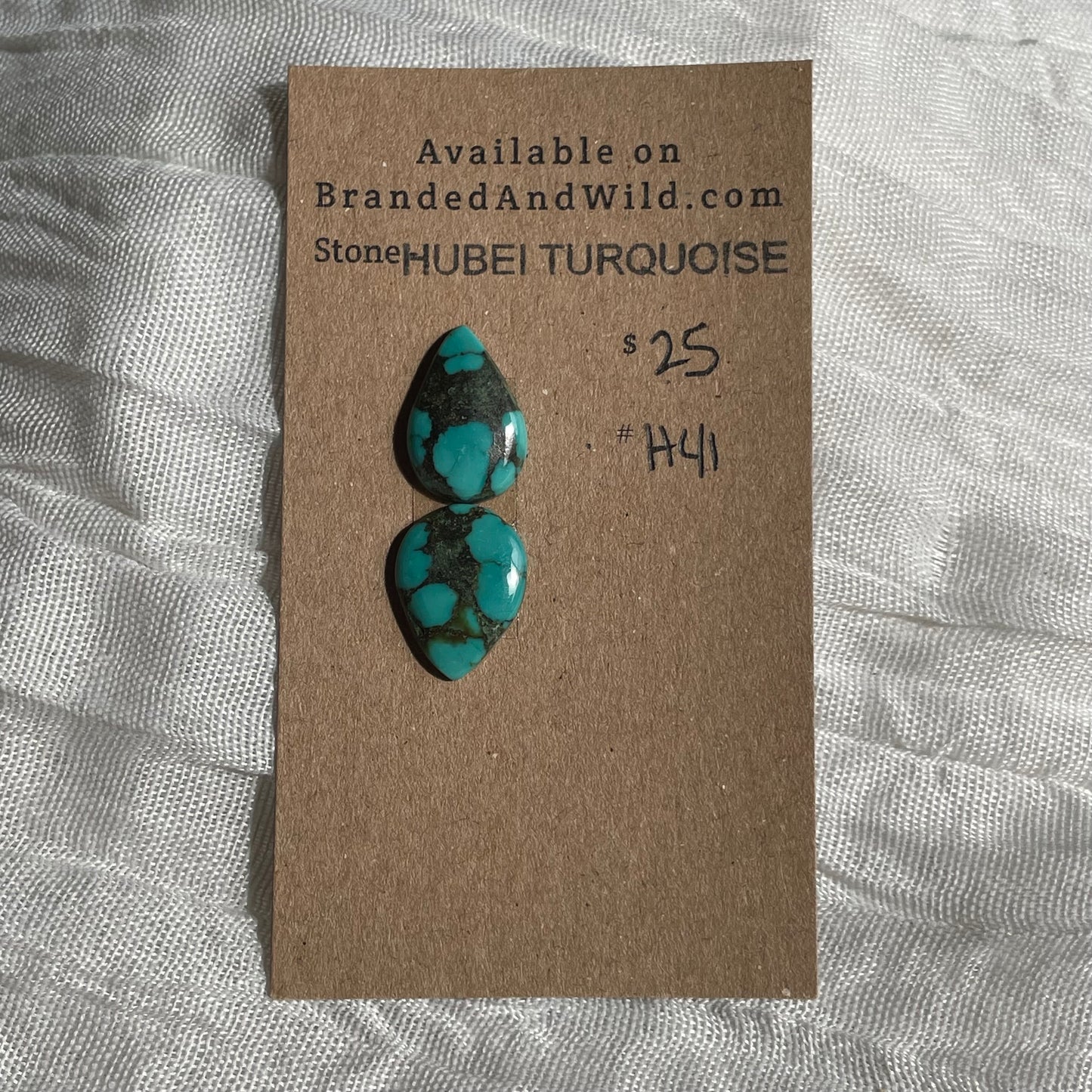 Hubei Turquoise Cabochon - H41 DECB2614-5E30-4EFB-A9B3-87443A0DE7EE Brandedandwild.com